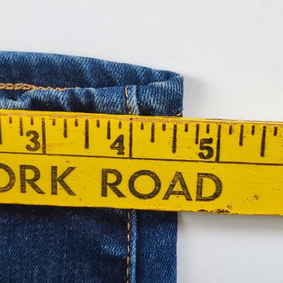 Levi's 721 jeans high-rise skinny stretch dark wash blue women's size 27 - Picture 14 of 14